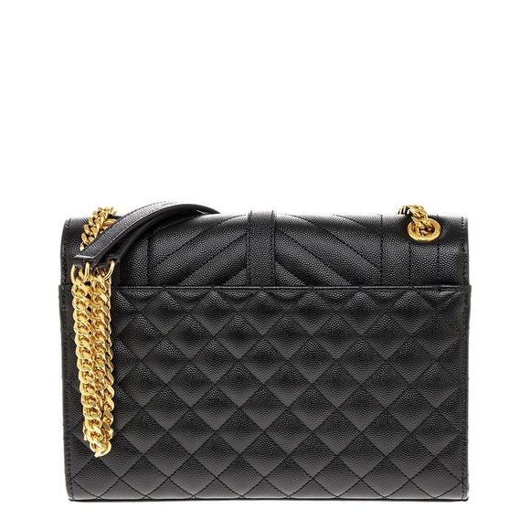 Saint Laurent Envelope Medium Leather Shoulder Bag - Picture 2 of 4